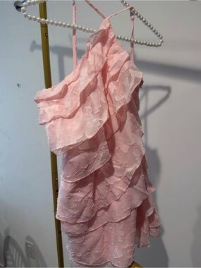 Pink Ruffled Dress